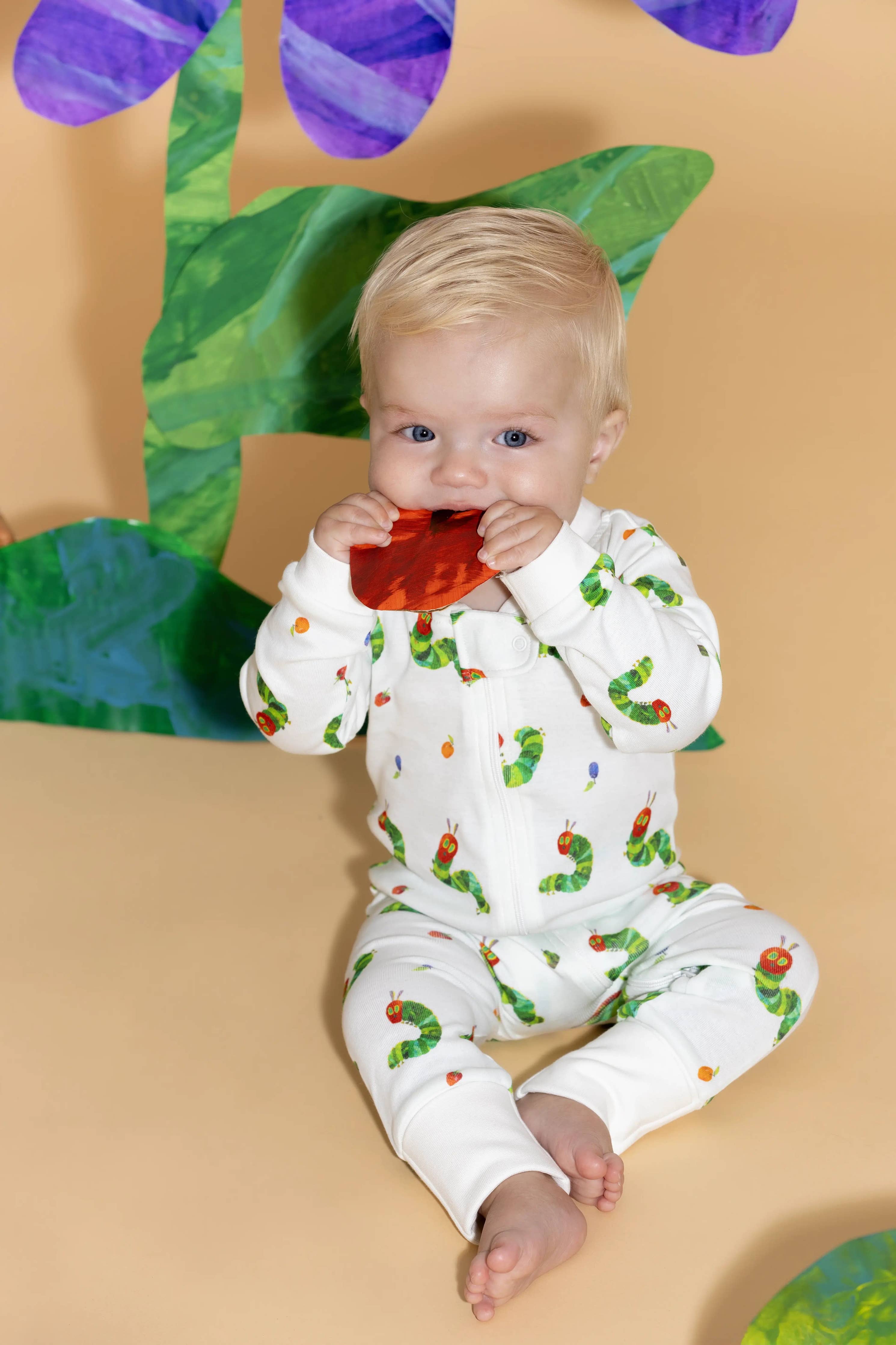 Monica + Andy Zip Romper - The Very Hungry Caterpillar