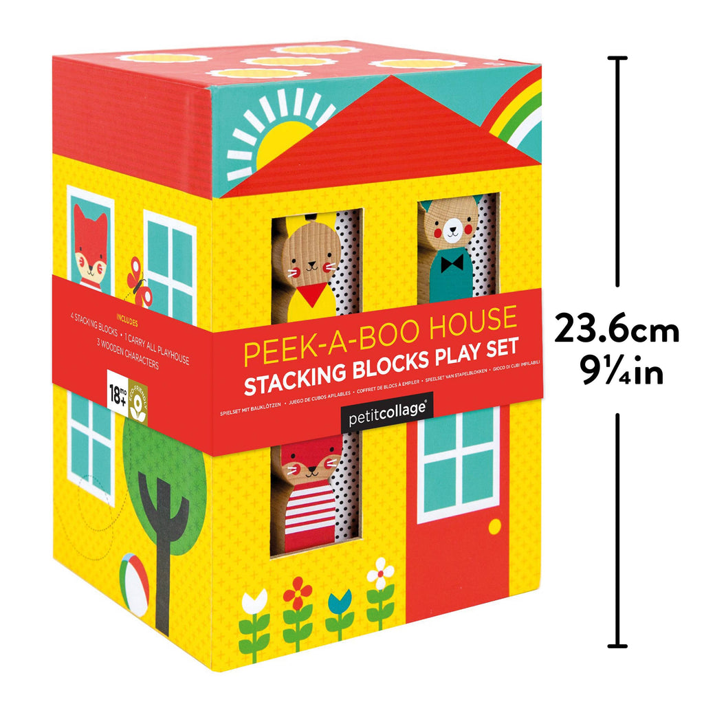 Chronicle Books - Peek-A-Boo House Stacking Blocks Play Set