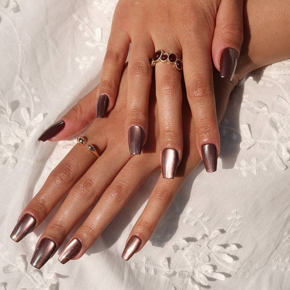 Glamnetic Press On Nails - Espresso Glow
