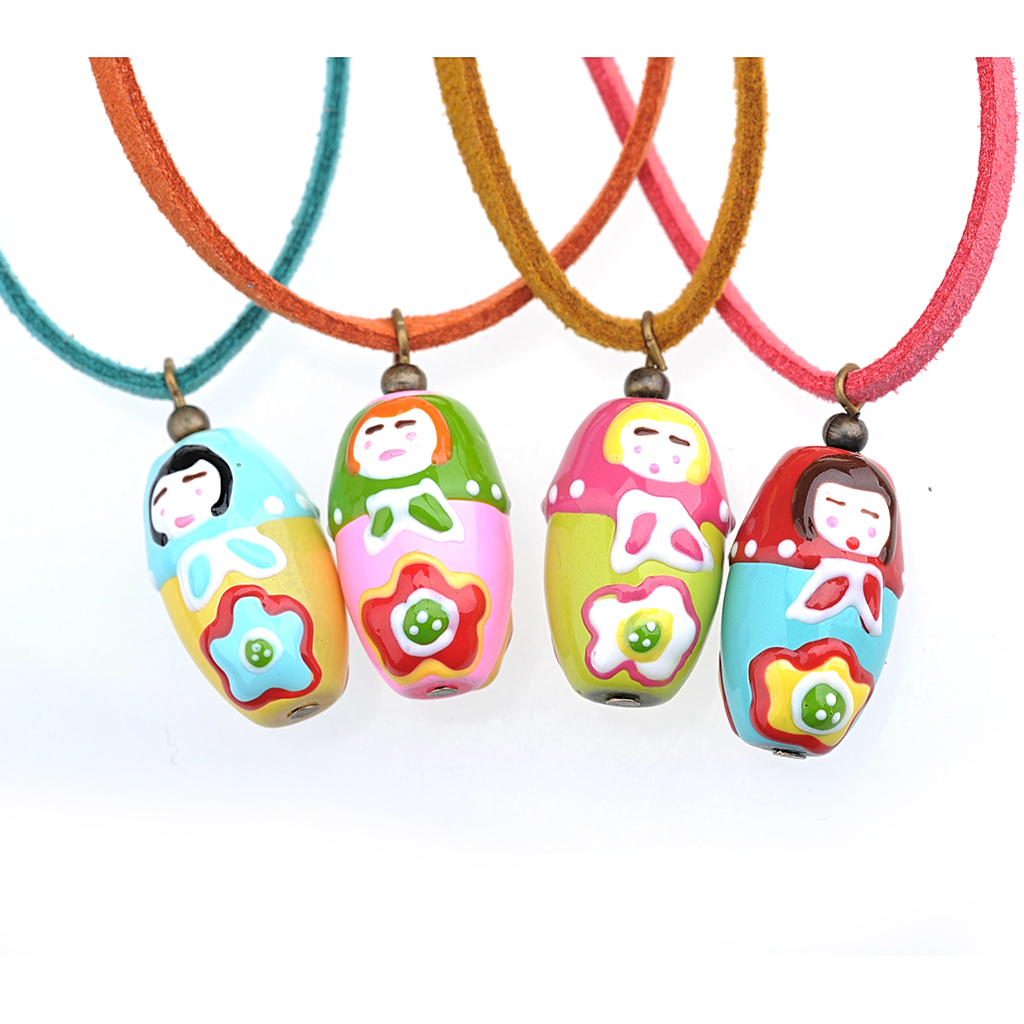 Doll Charm Pendant Necklace