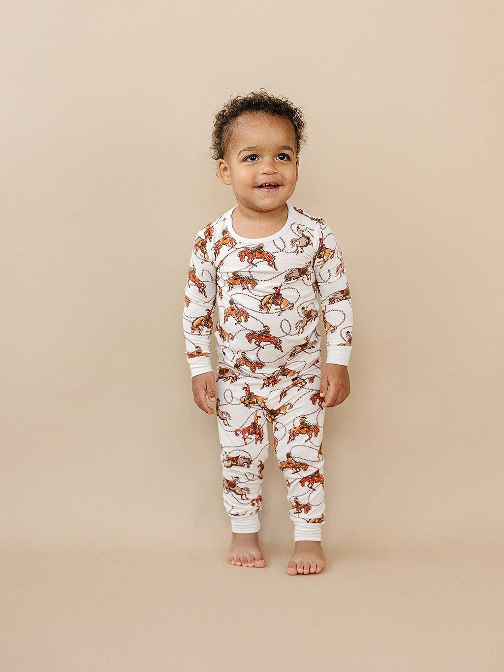 Lucky Panda Kids - Bamboo Two Piece Set - Rodeo Club