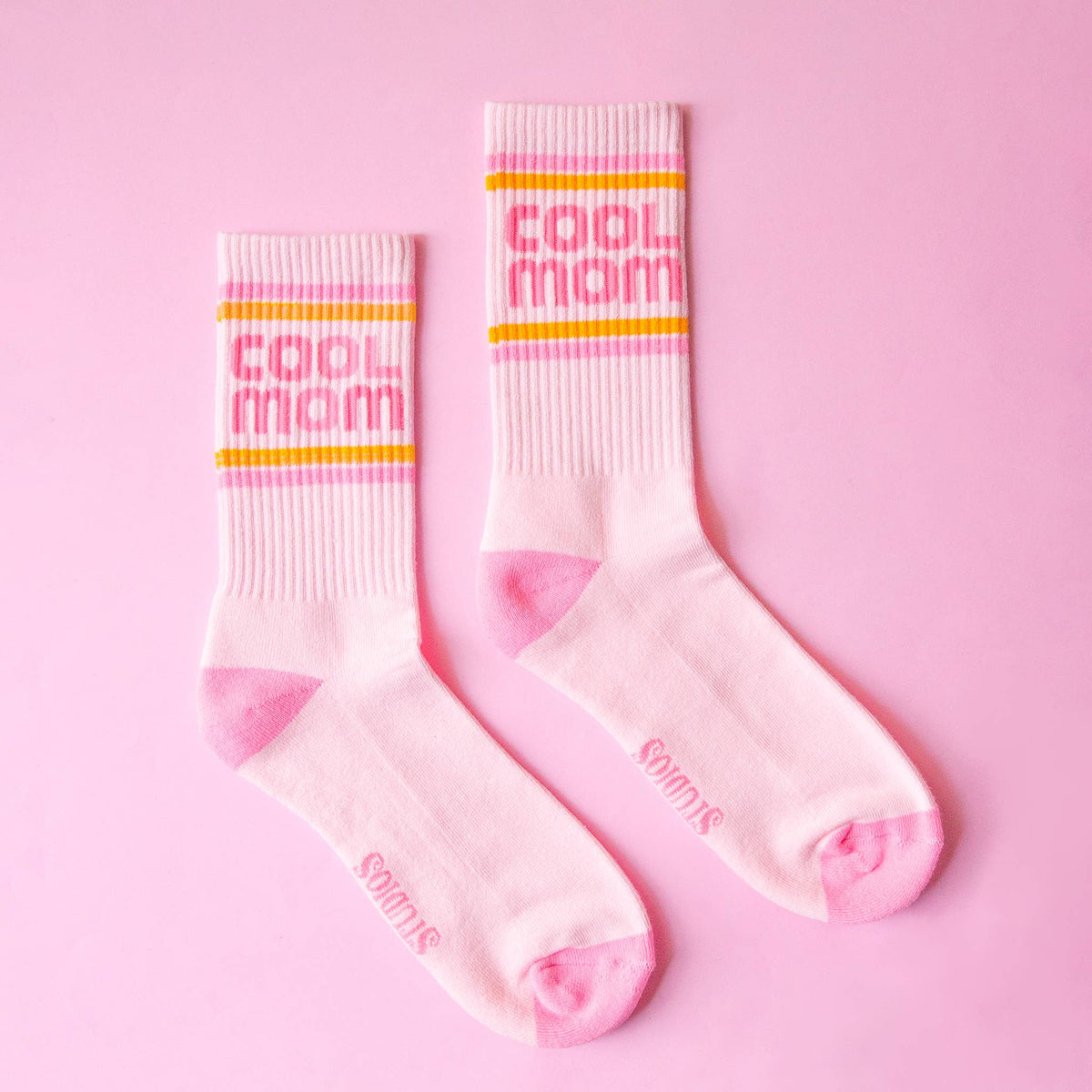 Sunshine Studios Ribbed Crew Socks - Cool Mom