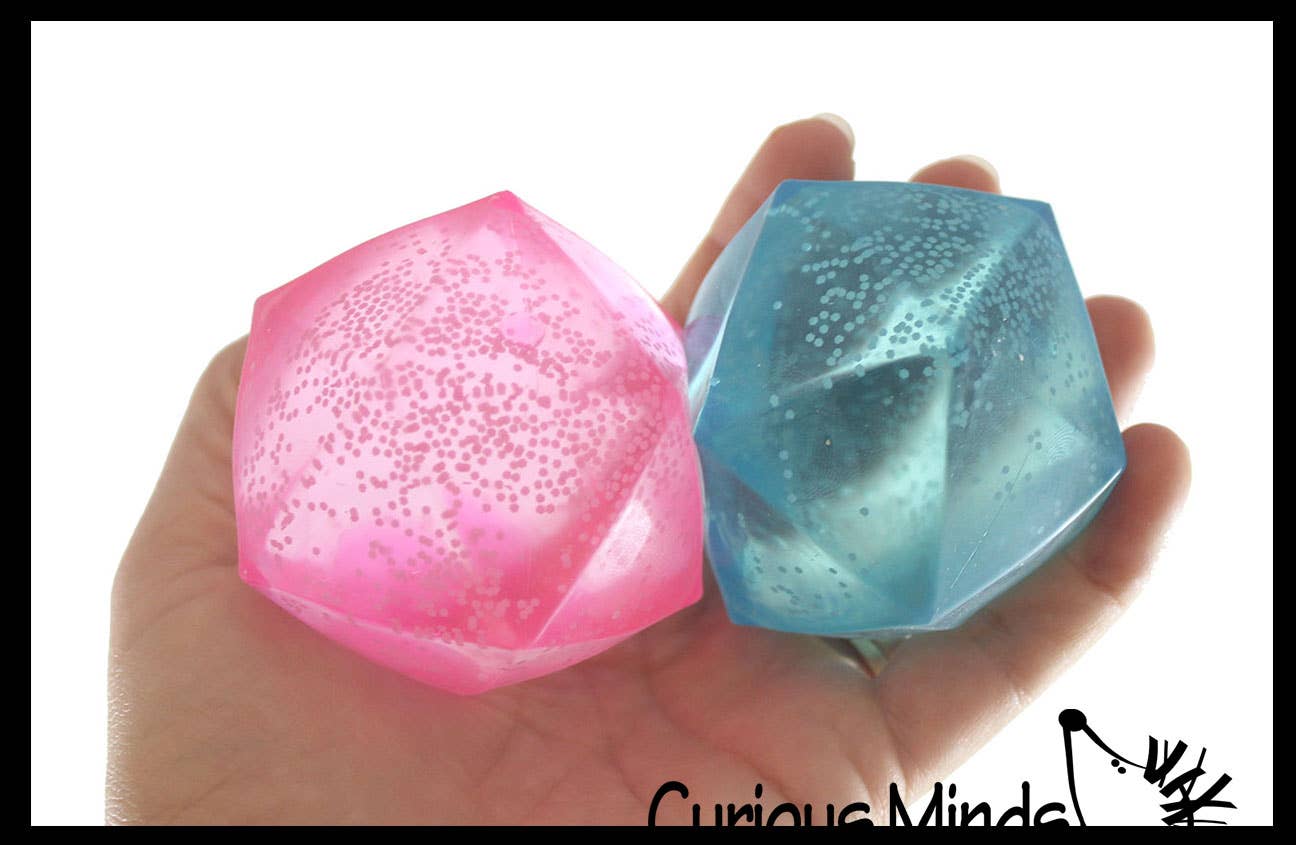 Glow in the Dark Squishy Diamond