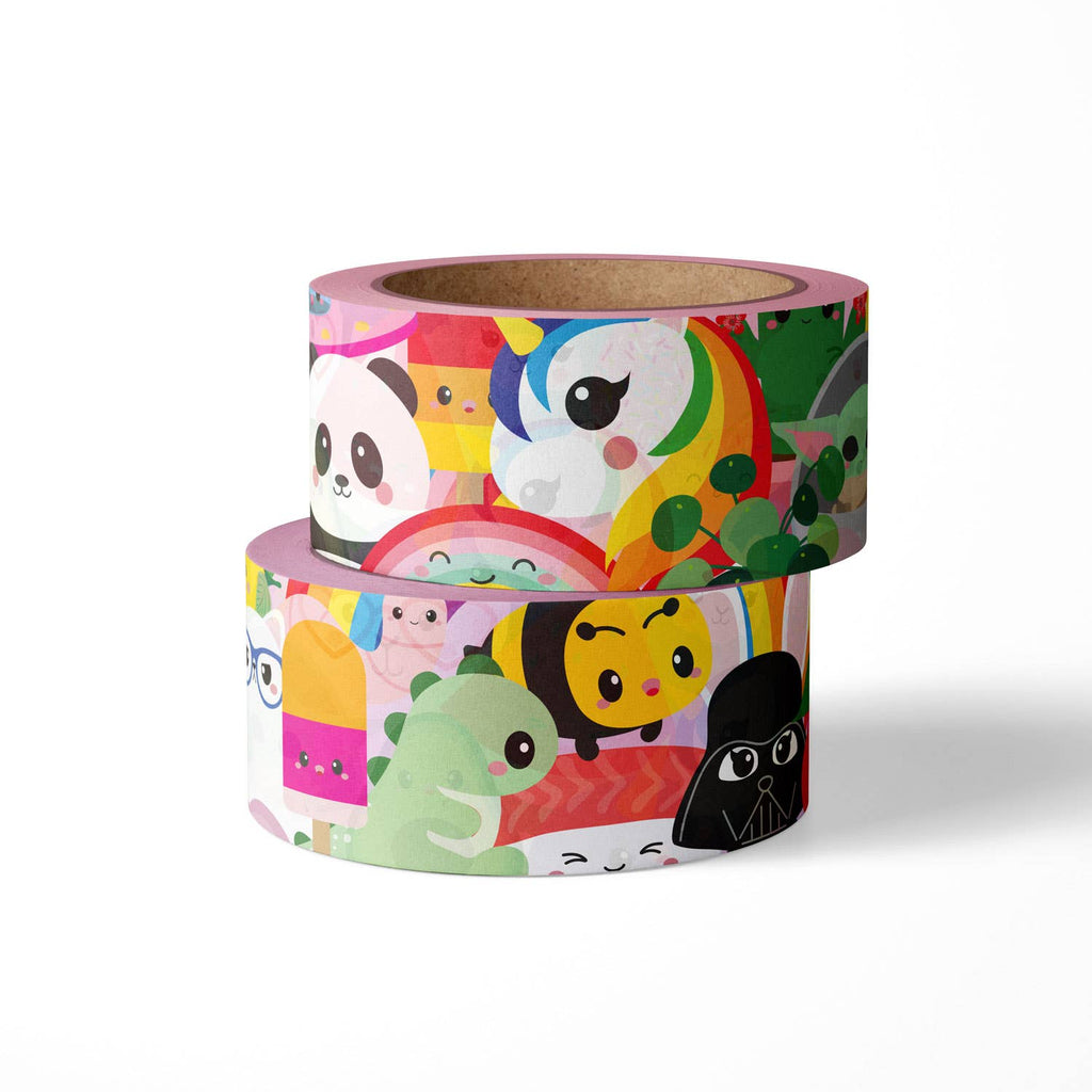 Studio Inktvis - Washi Tape Kawaii Unicorn, Yoda, etc.