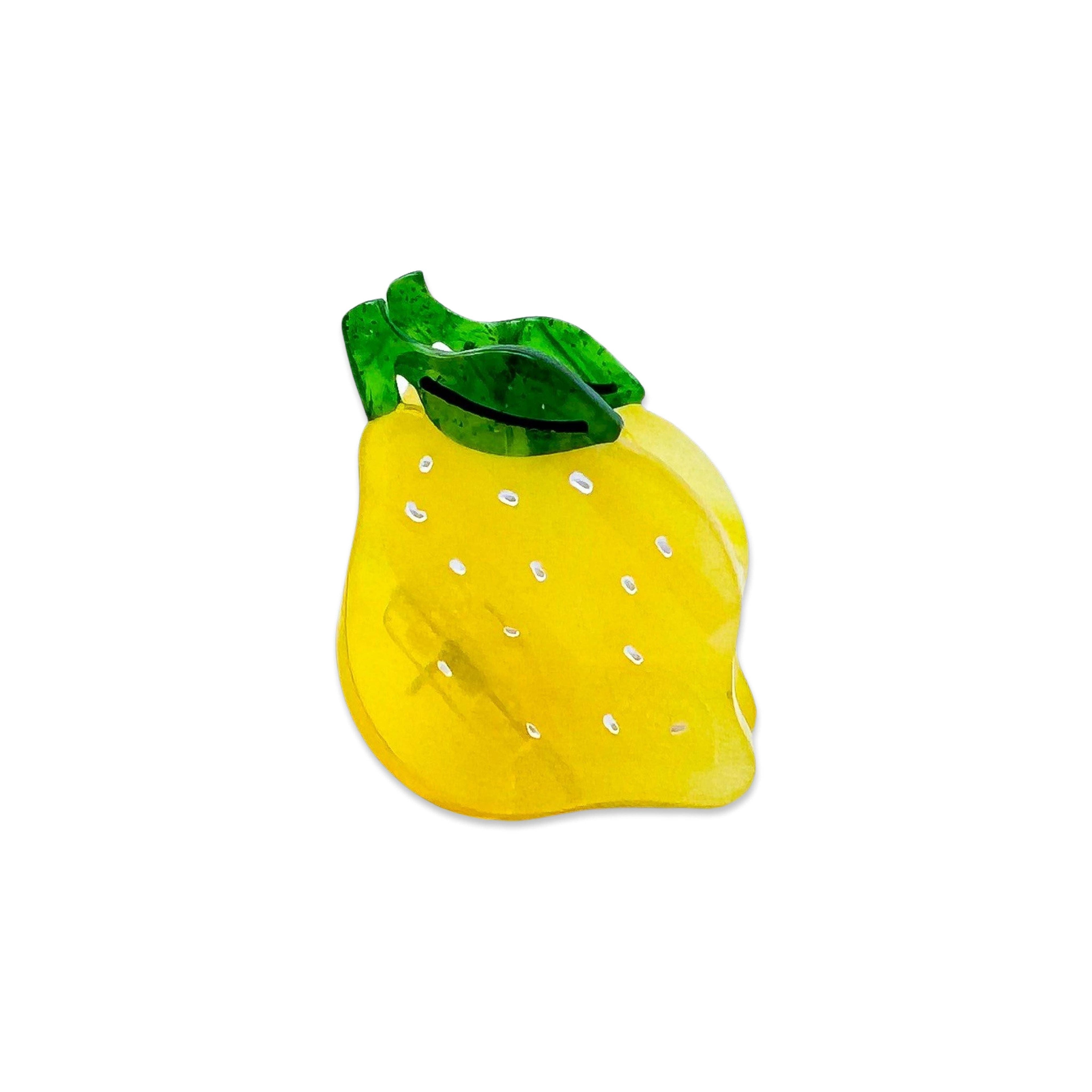 Jenny Lemons Hair Claw Clip - Mini Lemon