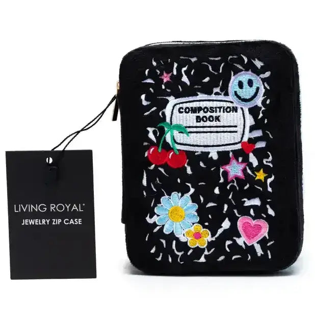 Living Royal Velvet Jewelry Zip Case - Butter Stick