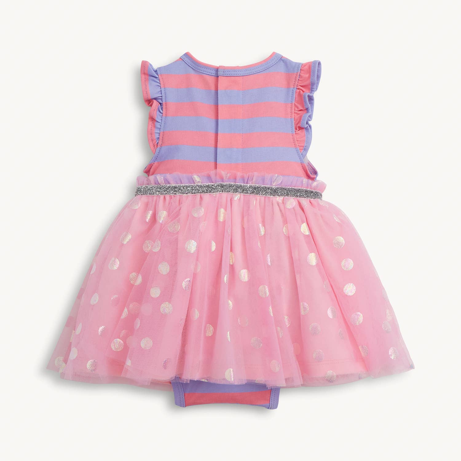 Magnetic Me Tutu Bodysuit Dress - Pink Shells