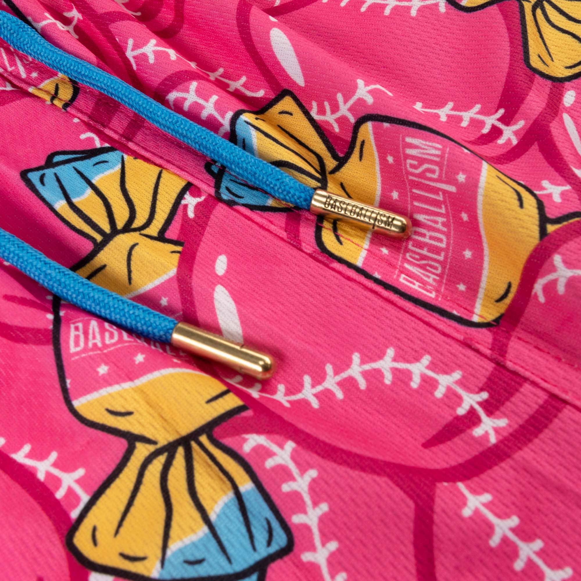 Baseballism - Youth Air Mesh Shorts - Bubbles and Doubles Diamond