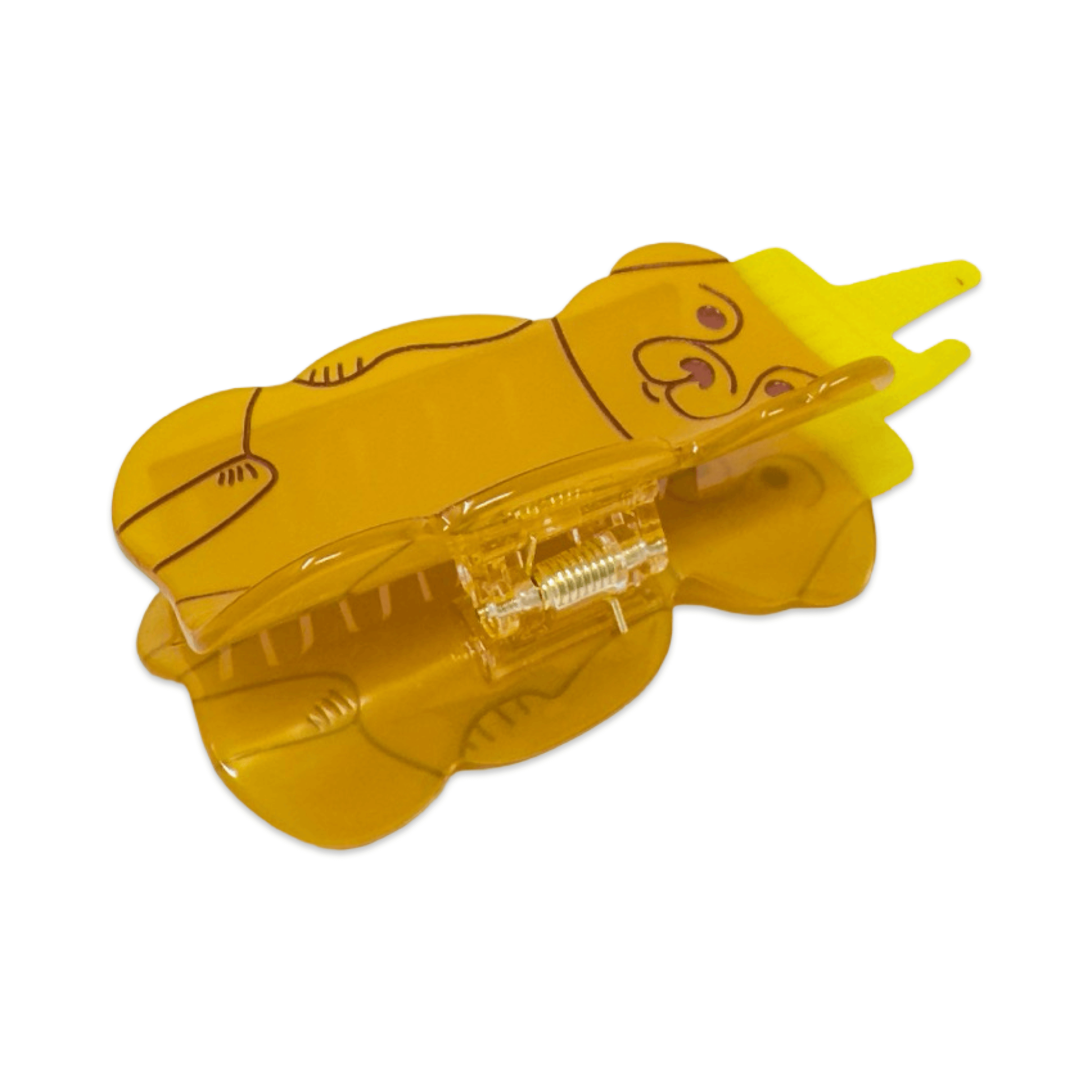 Jenny Lemons Hair Claw Clip - Large Honey Bear