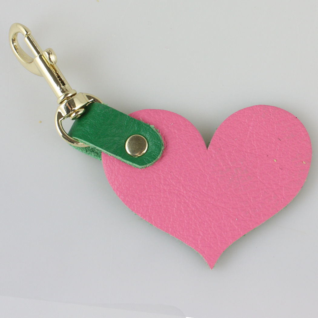 Zina Kao - Two Tone Soft Leather Keychain