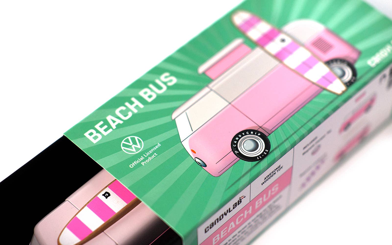 Candylab Toys - VW Beach Bus Pink