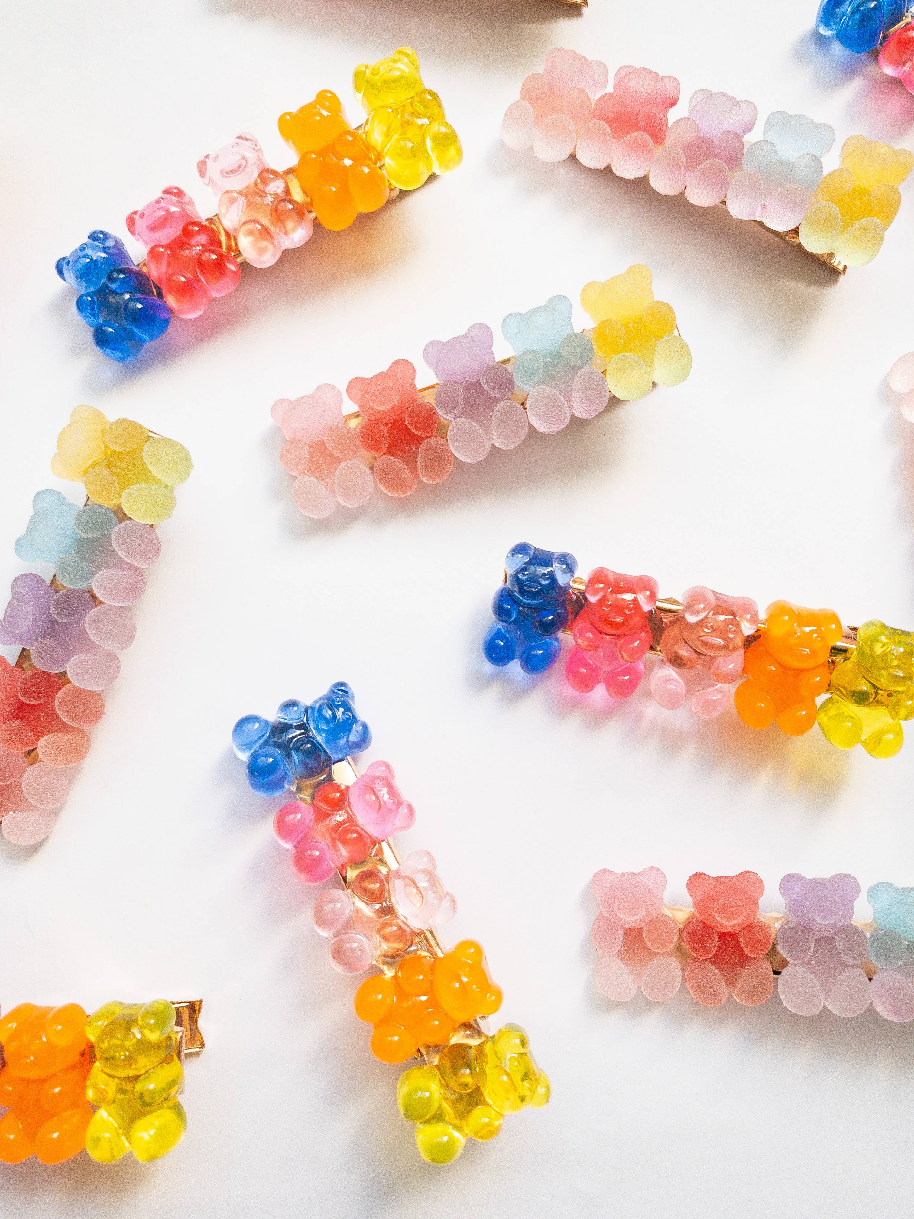 Eggy Cakes - Gummy Bear Hair Clips