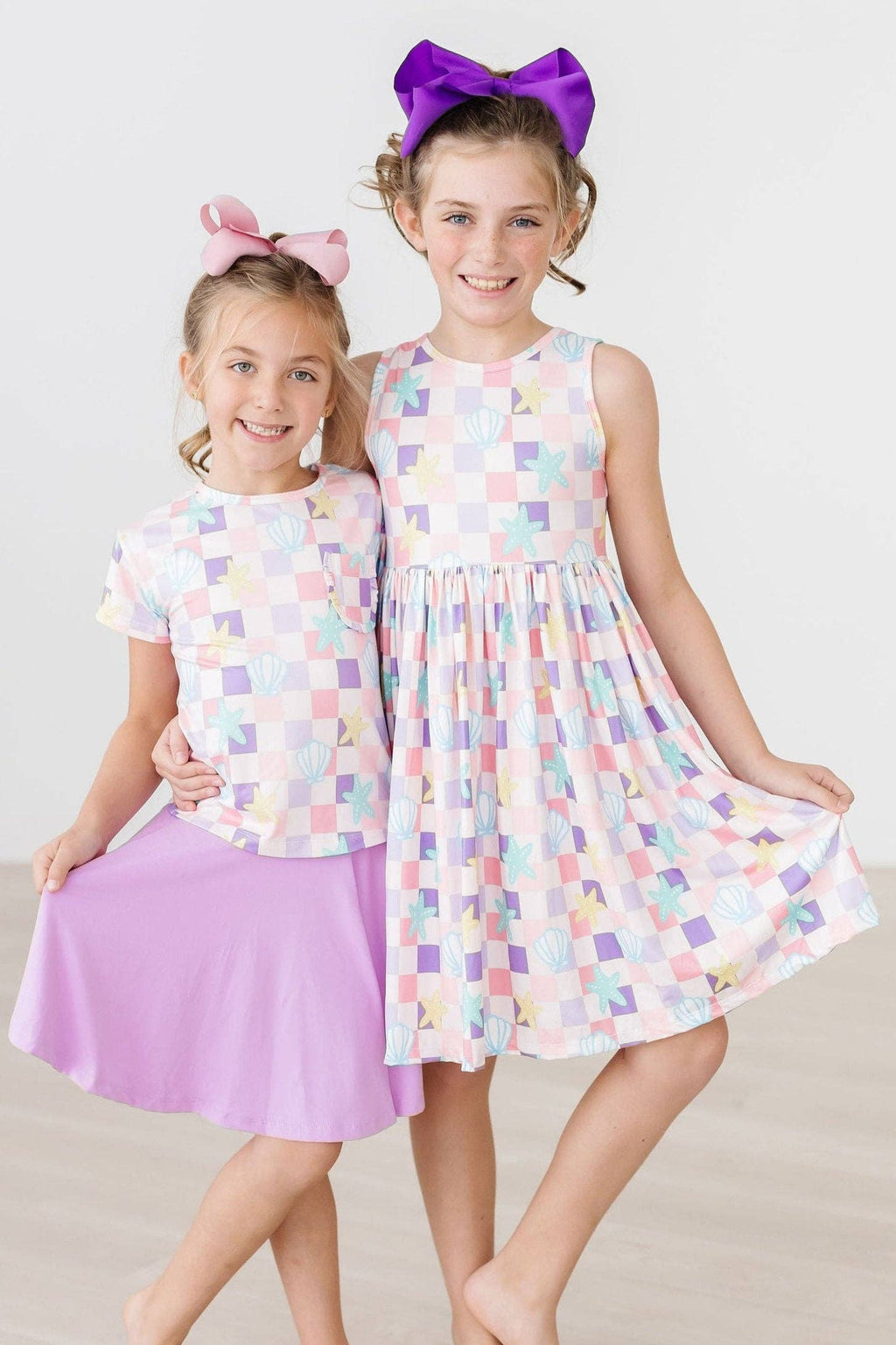 Mila & Rose Tank Twirl Dress - Beach Days