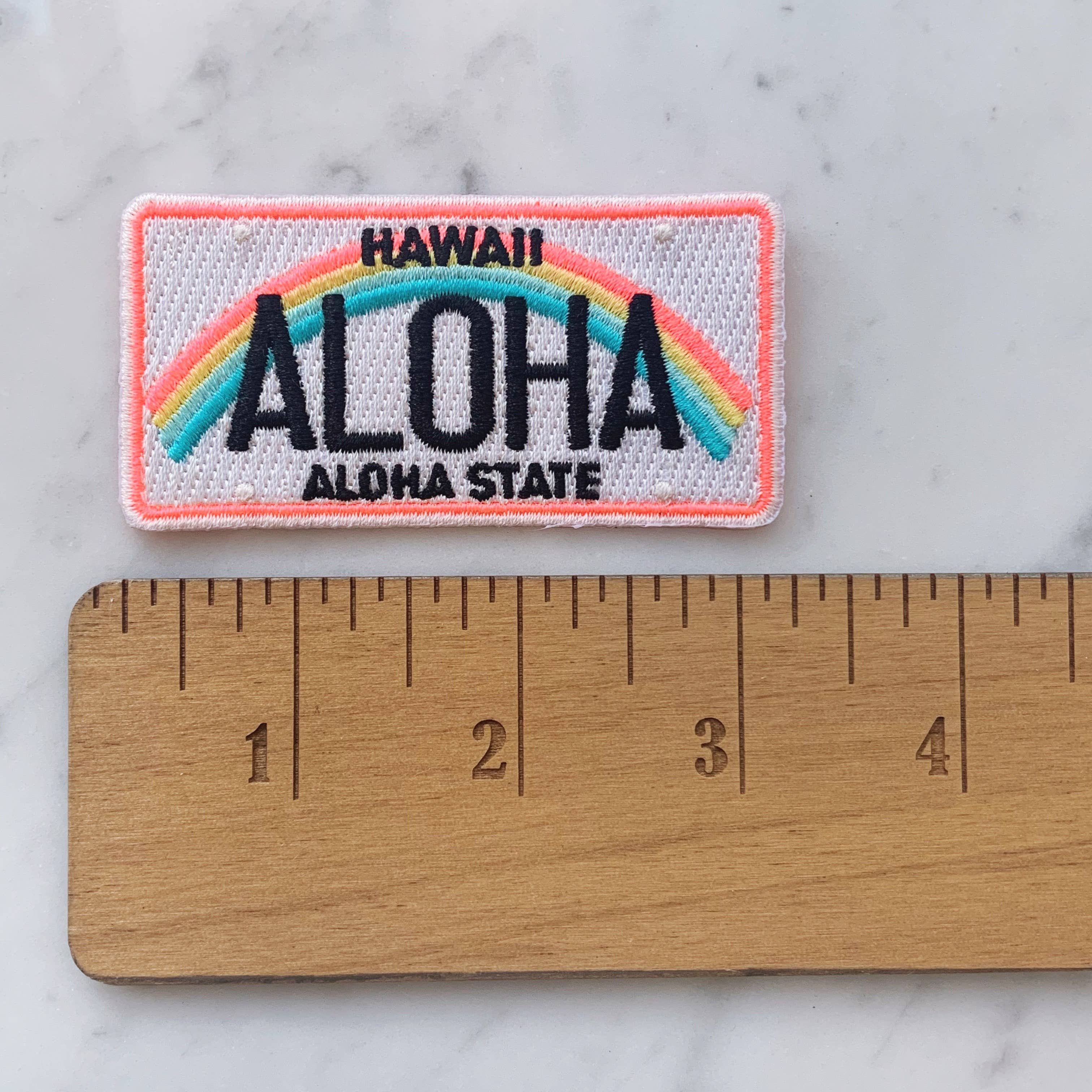 Wildflower + Co. Patch - Hawaii Aloha License Plate