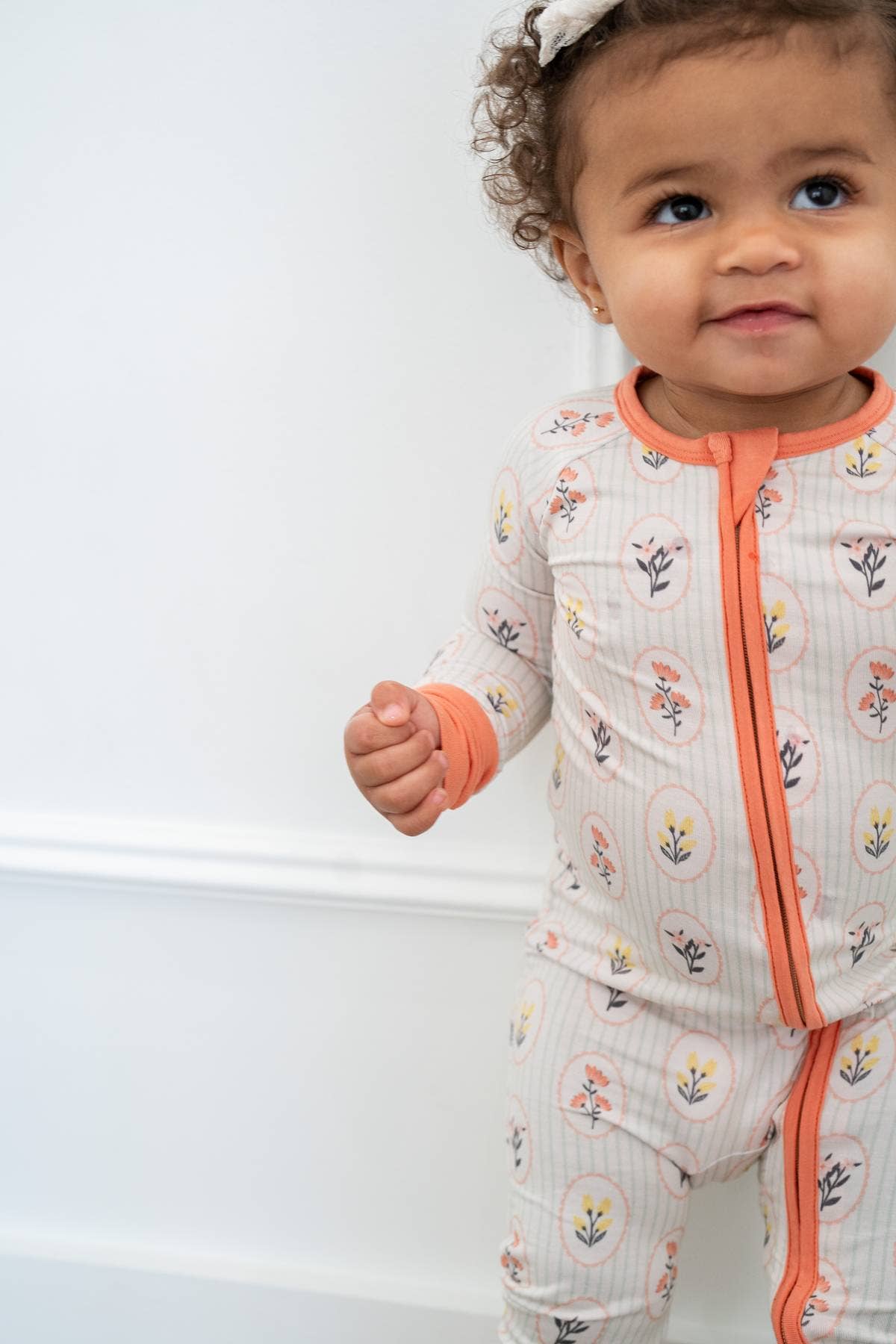 Boosh Baby Bamboo Convertible Romper - Floral Cottage