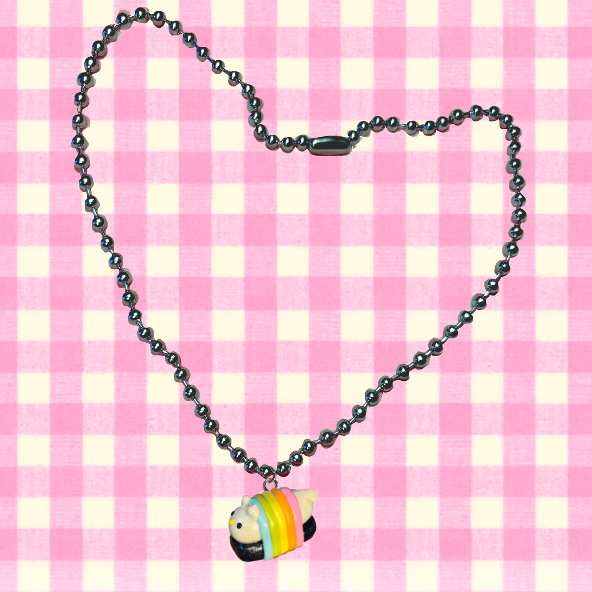 Coodos Charm Necklace - Rainbow Tamago