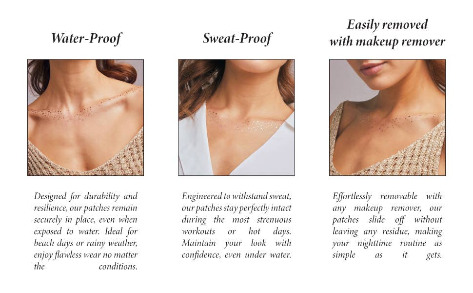 Fazit - Rose/Pink Decolletage Makeup Patches