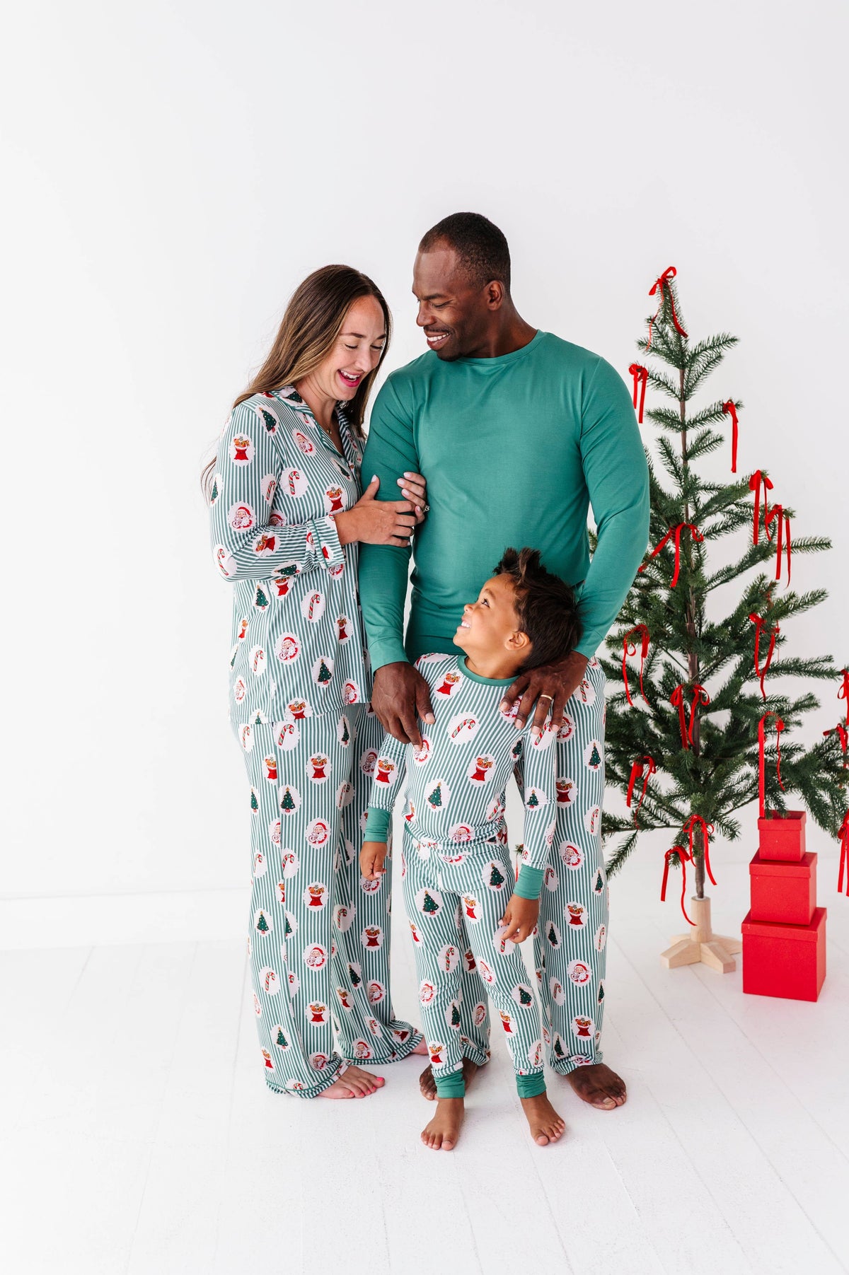 Kiki + Lulu Women's Lounge Set - Christmas Classic Stripe