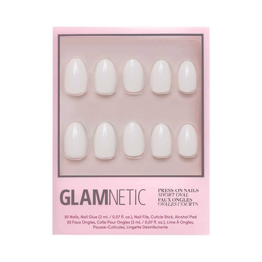 Glamnetic Press On Nails - White Swan