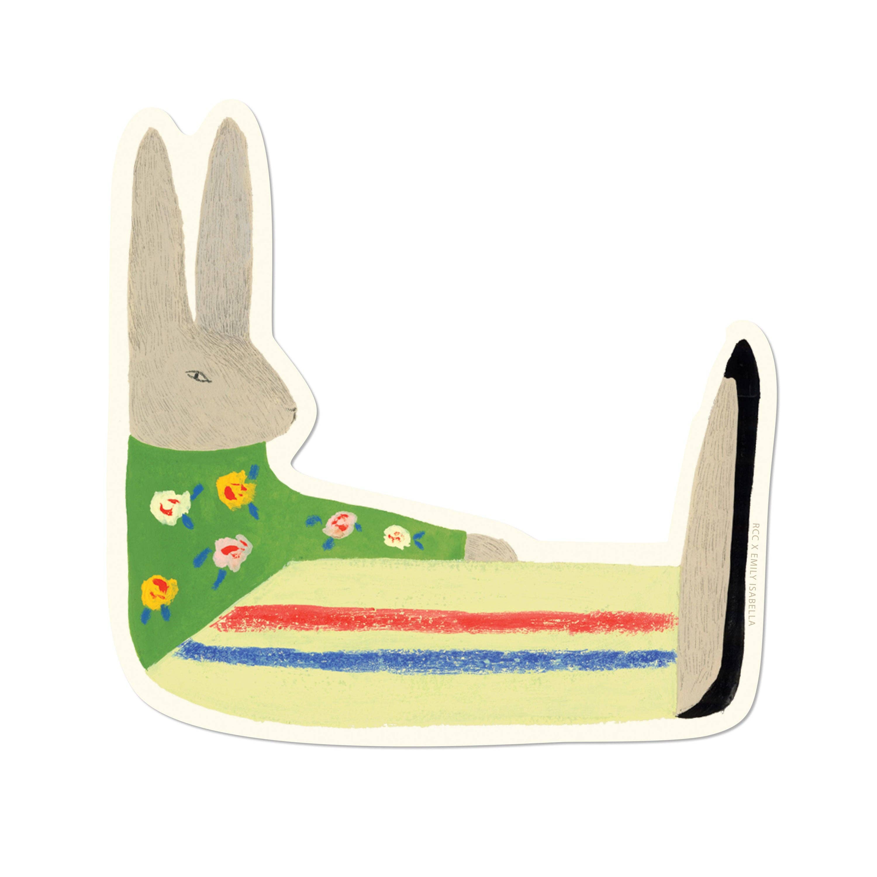 Red Cap Cards - Rabbit Sticker