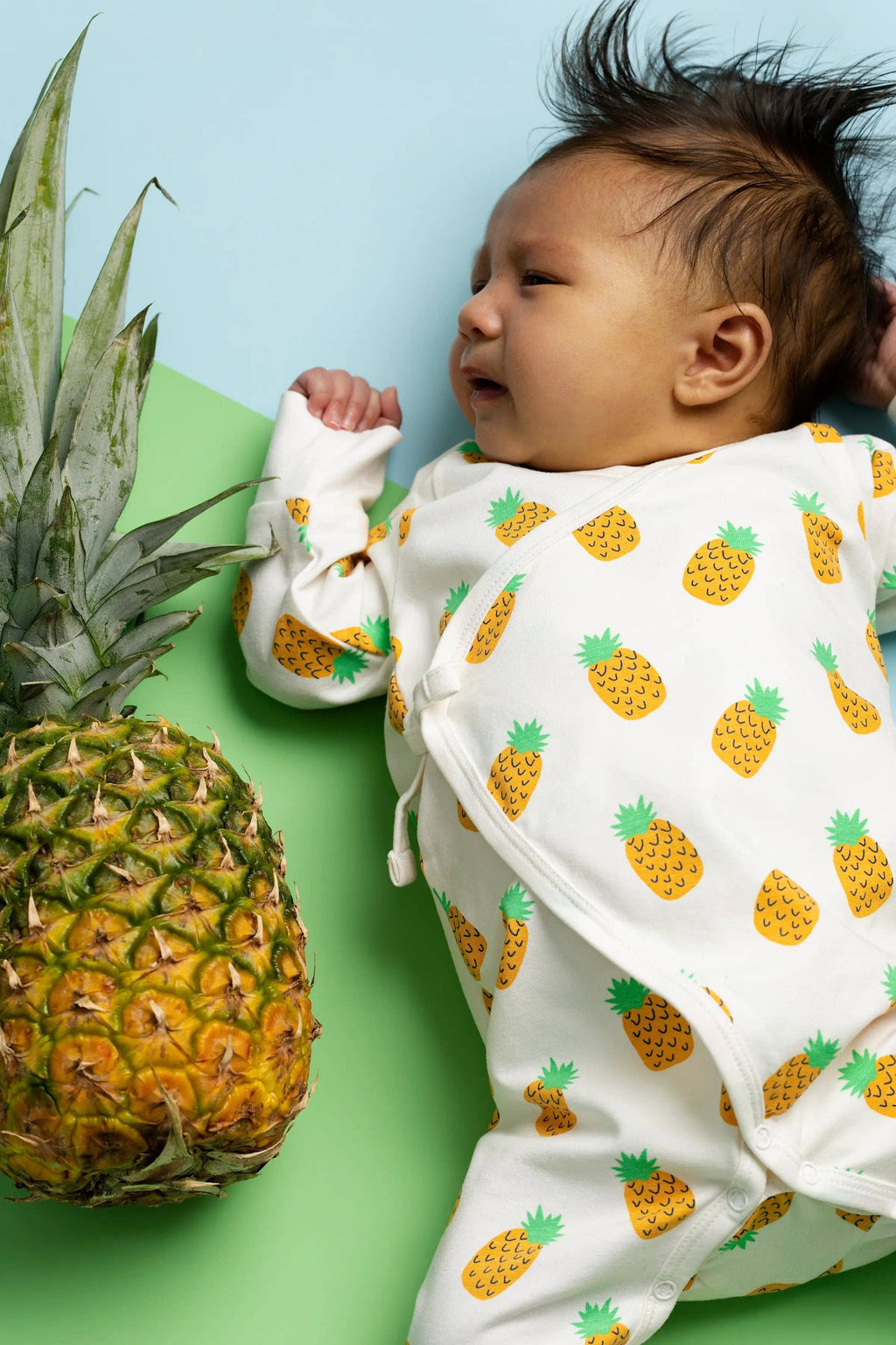 Monica + Andy Kimono Romper - Pineapple Party