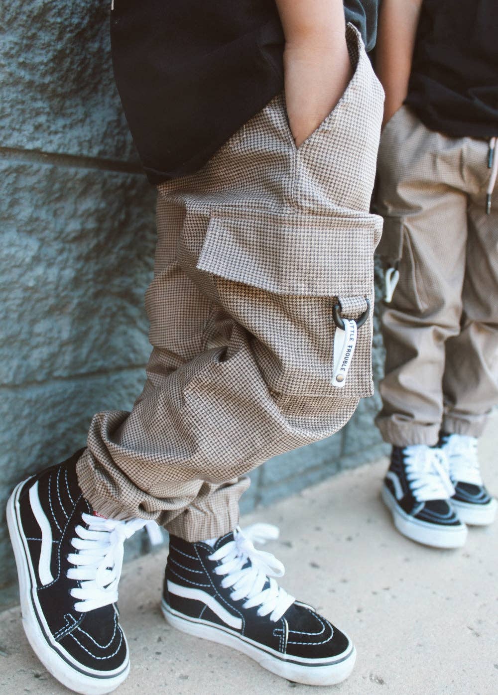 Little Trouble - Herringbone Cargos