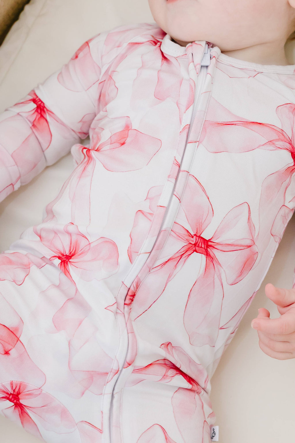 Jammie Session Bamboo Romper - Pretty in Bows