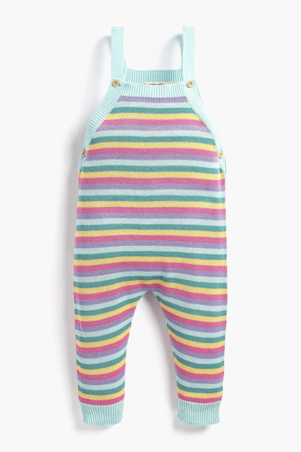 Monica + Andy Knit Overalls - Winter Stripes