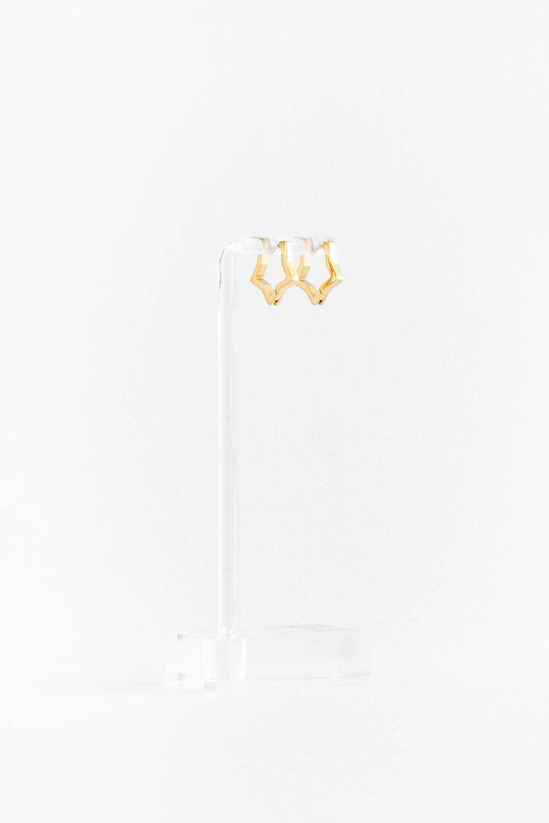 Pip Pop Post - Star Hoop Stud Earrings