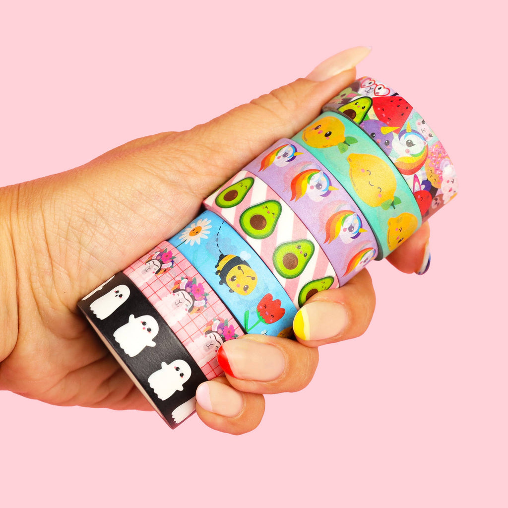 Studio Inktvis - Washi Tape Kawaii Unicorn, Yoda, etc.