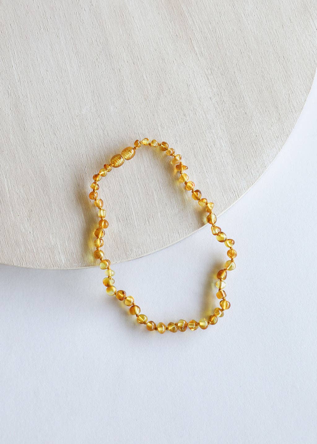 CanyonLeaf - Polished Honey Baltic Sea Amber || Beaded Necklace