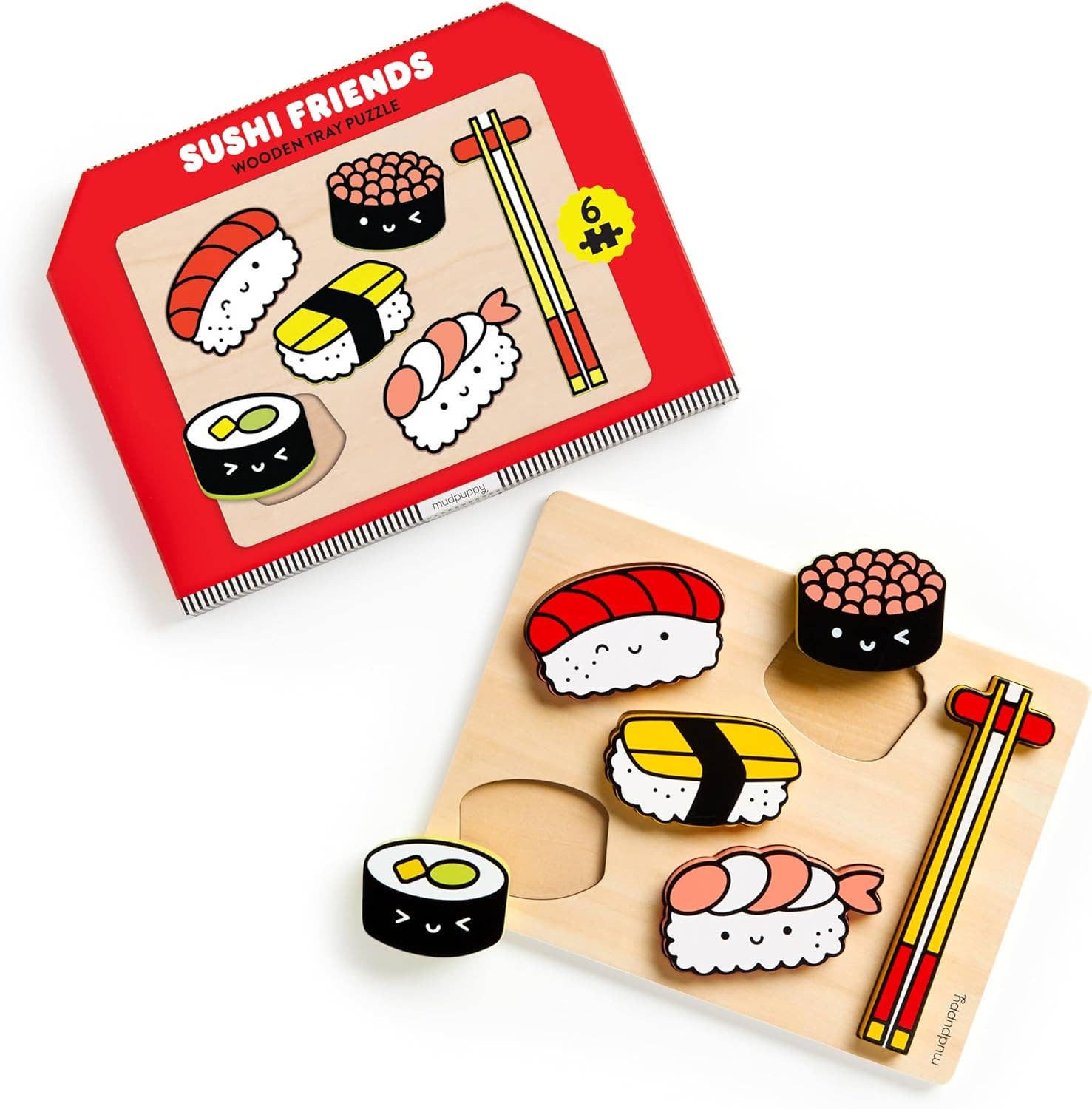 Chronicle Books - Sushi Friends Wooden Tray Puzzle
