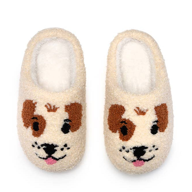 Living Royal Slippers - Puppy Dog Faces