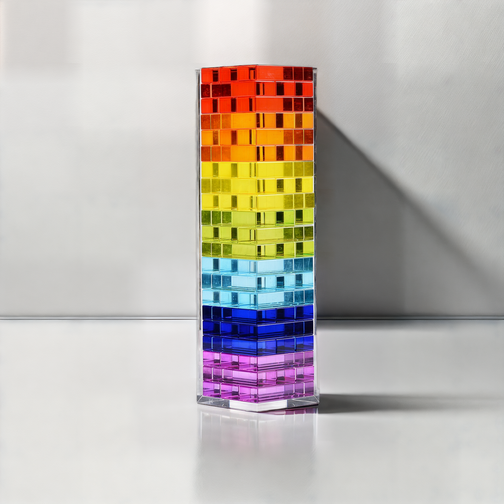 CMY Cubes - Newton's Tower