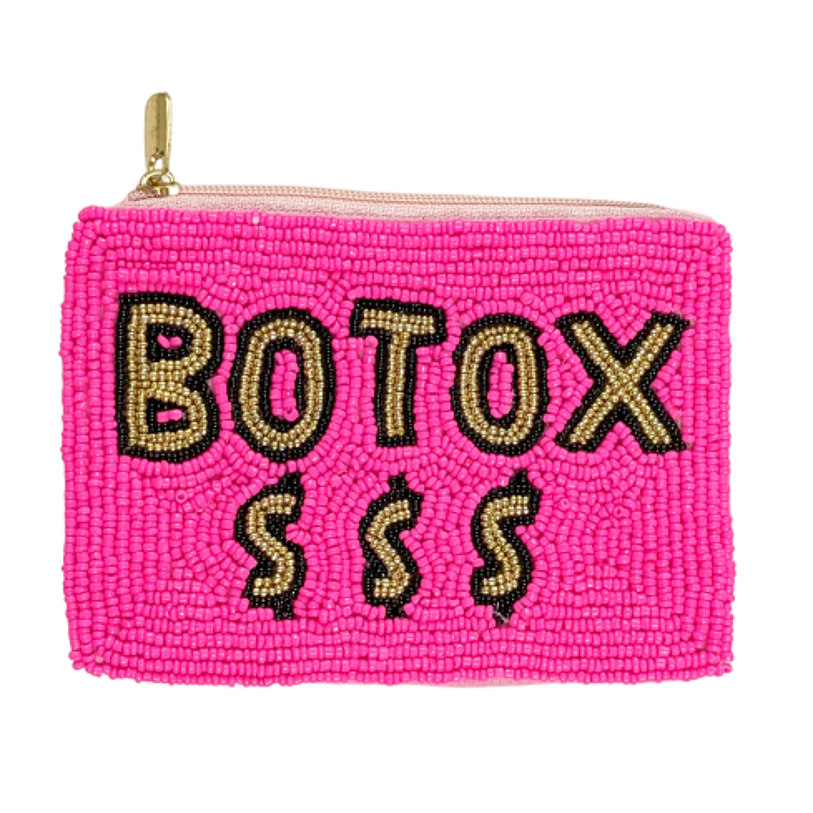 Beaded Coin Purse - Botox Money