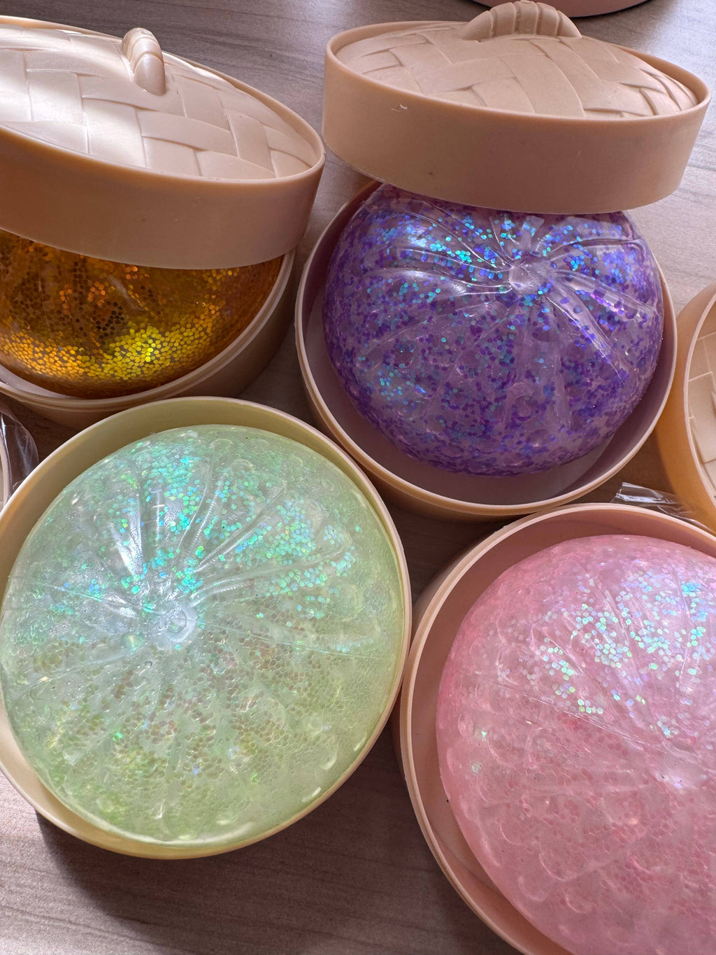 Mystery Dumpling Squishy - Glitter Edition