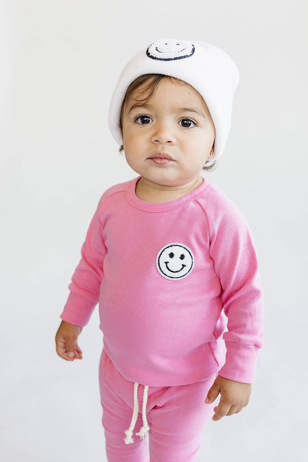 Lucky Panda Kids Lounge Set - Smiley Bubble Gum