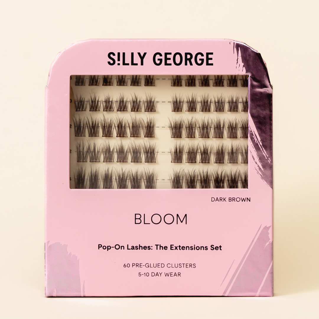 Silly George Pop-On Lashes - Bloom Dark Brown