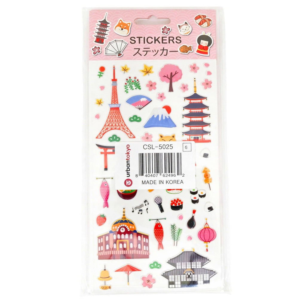 Urban Tokyo Puffy Stickers - Tokyo