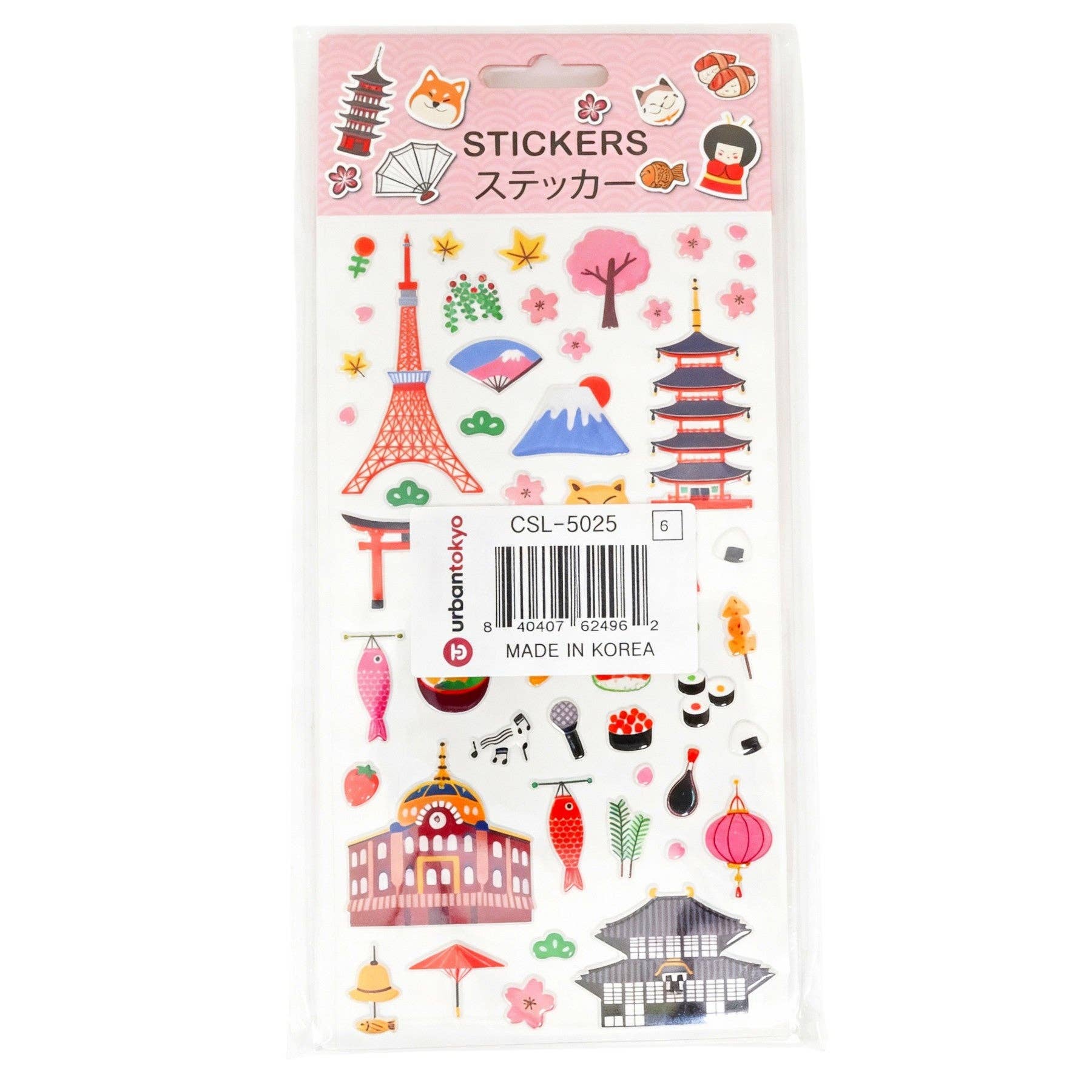 Urban Tokyo Puffy Stickers - Tokyo