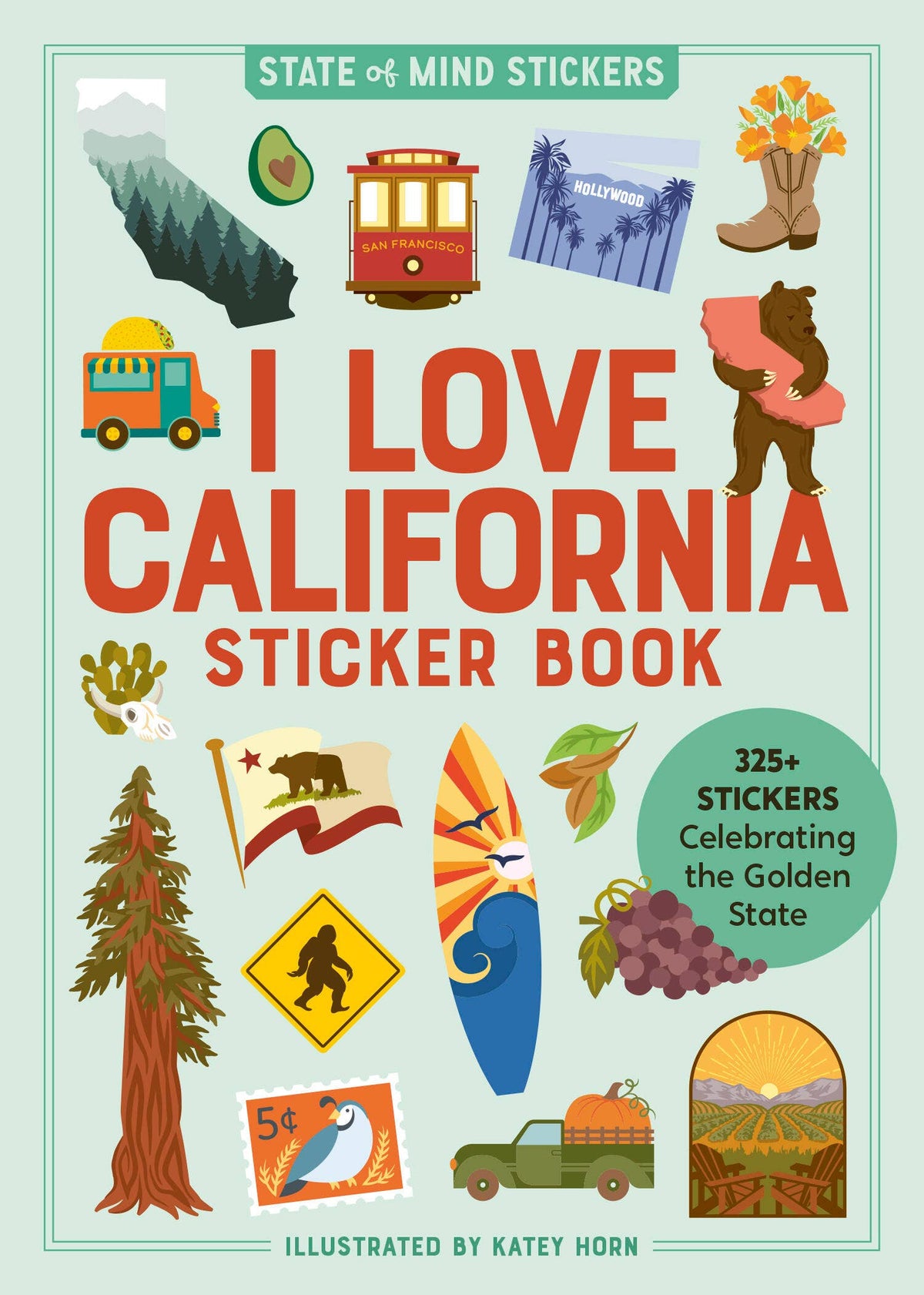 Hachette Book Group - I Love California Sticker Book