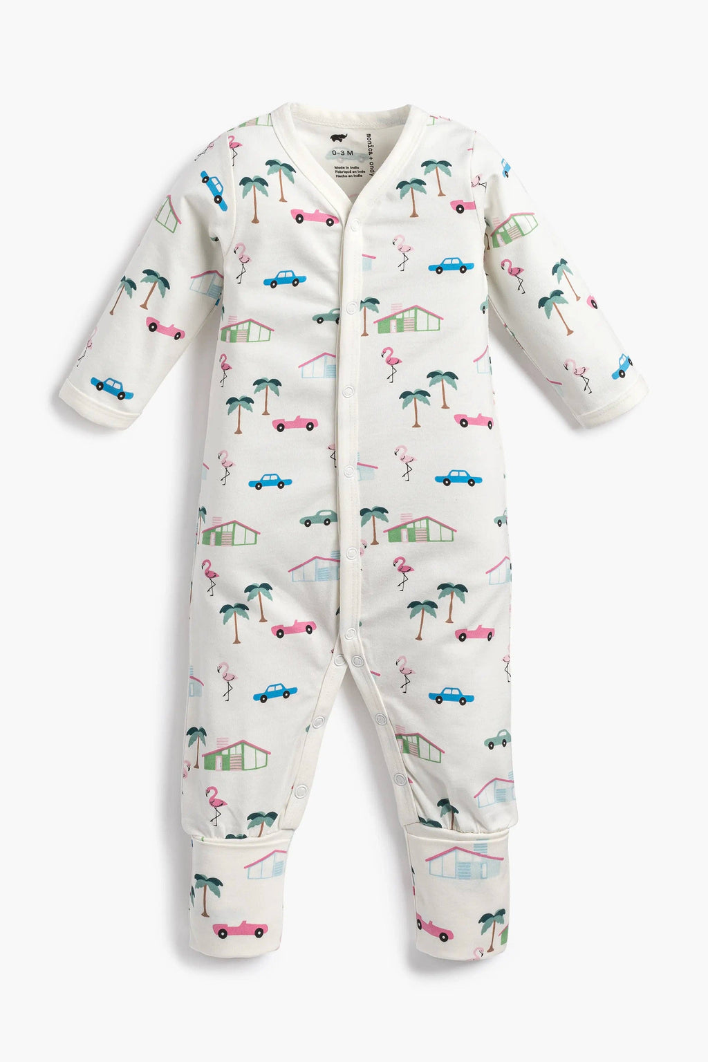 Monica + Andy Snap Romper - Retro Palm Springs