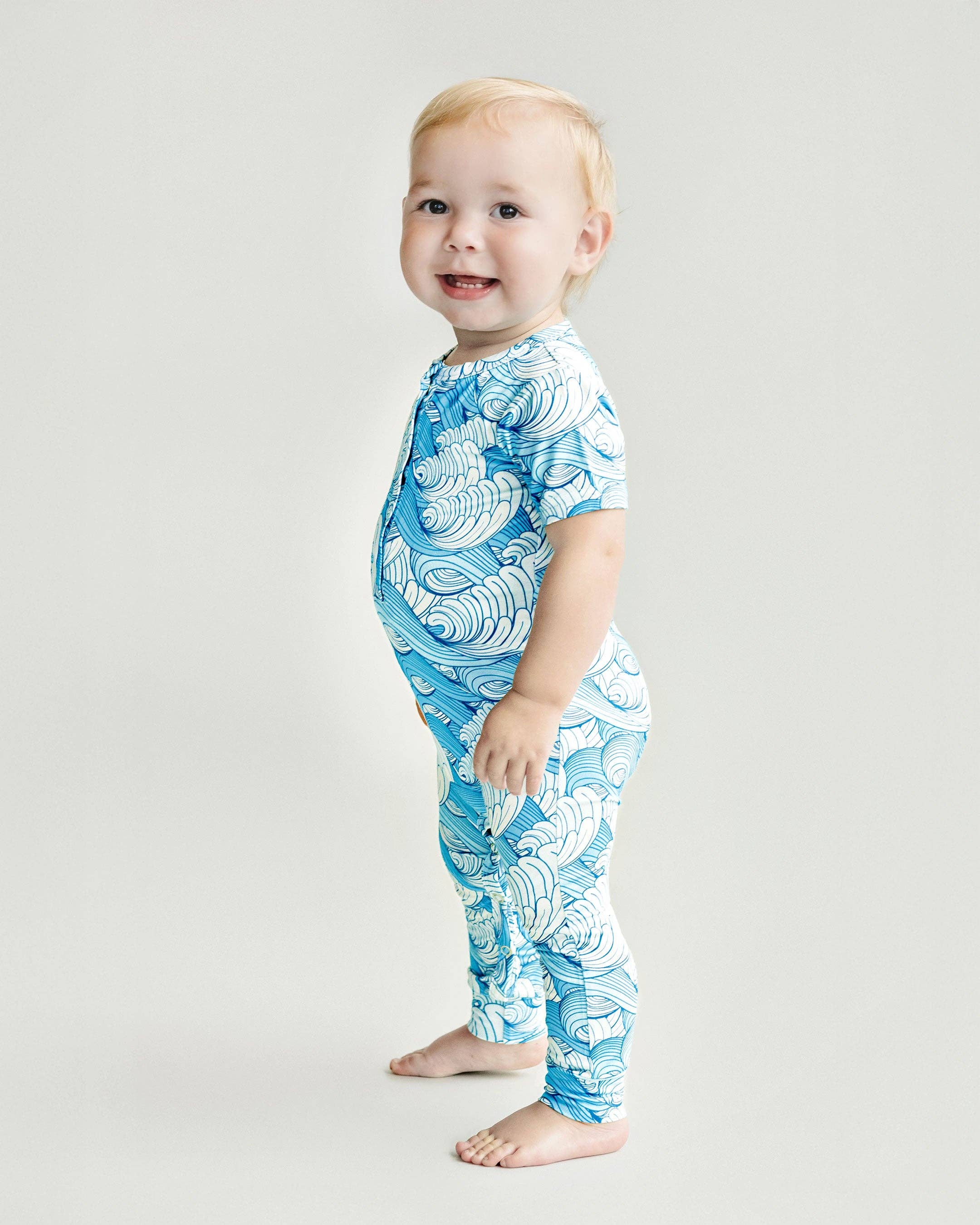 Lucky Panda Kids Bamboo Jumpsuit - Delmar