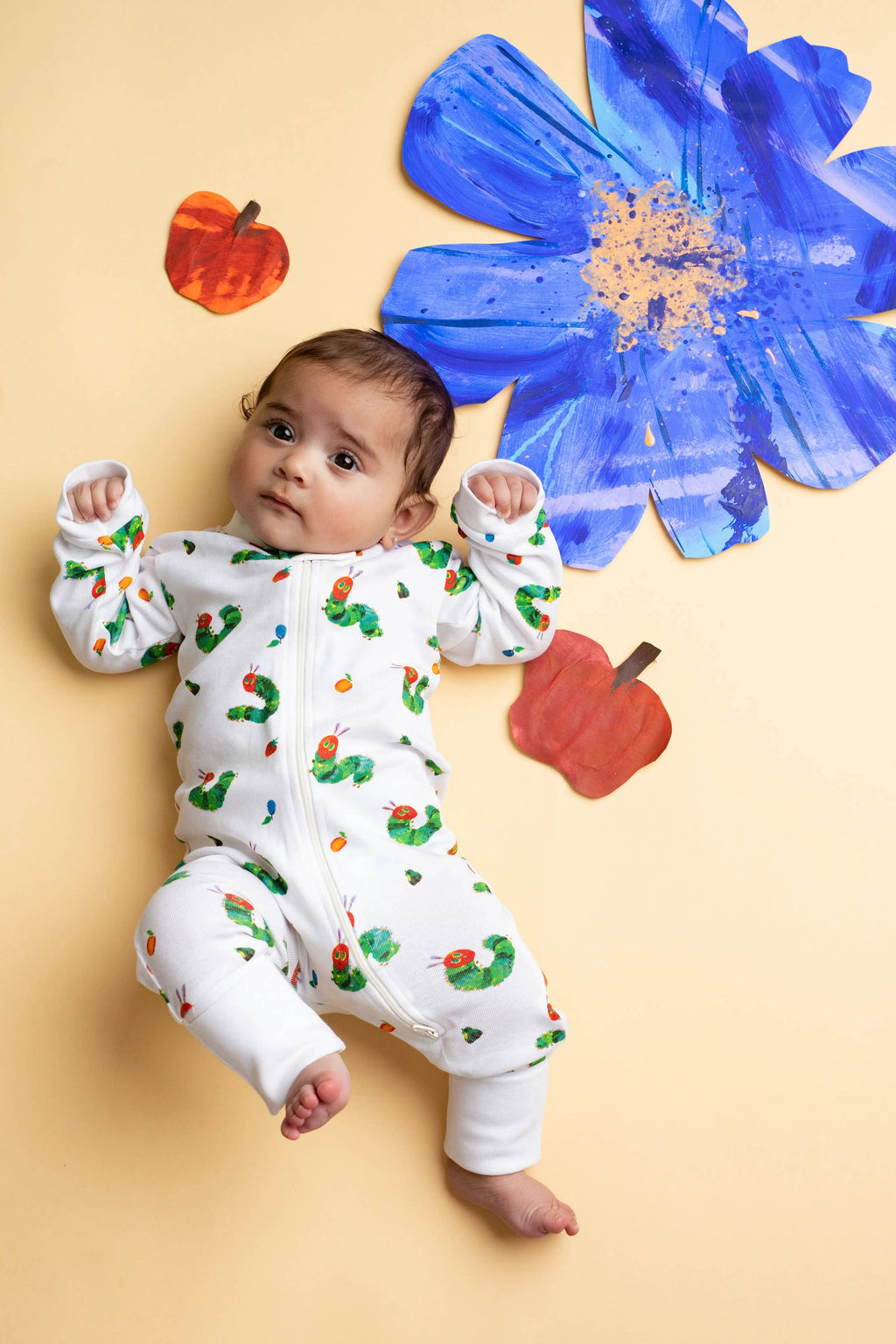 Monica + Andy Zip Romper - The Very Hungry Caterpillar