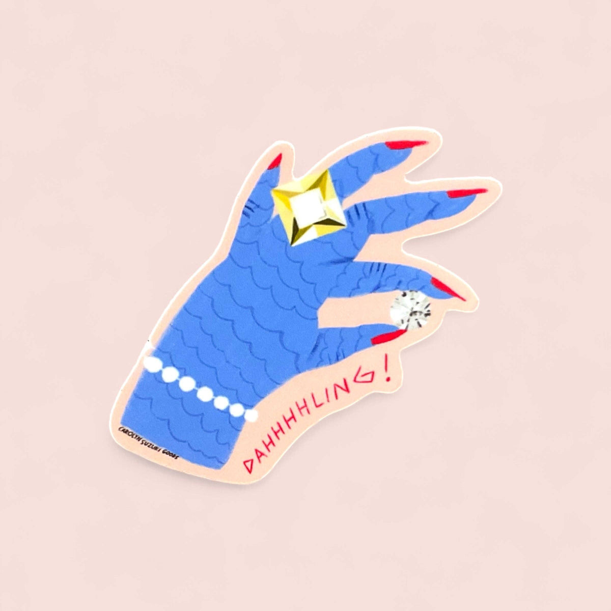 Carolyn Suzuki Sticker - Dahling