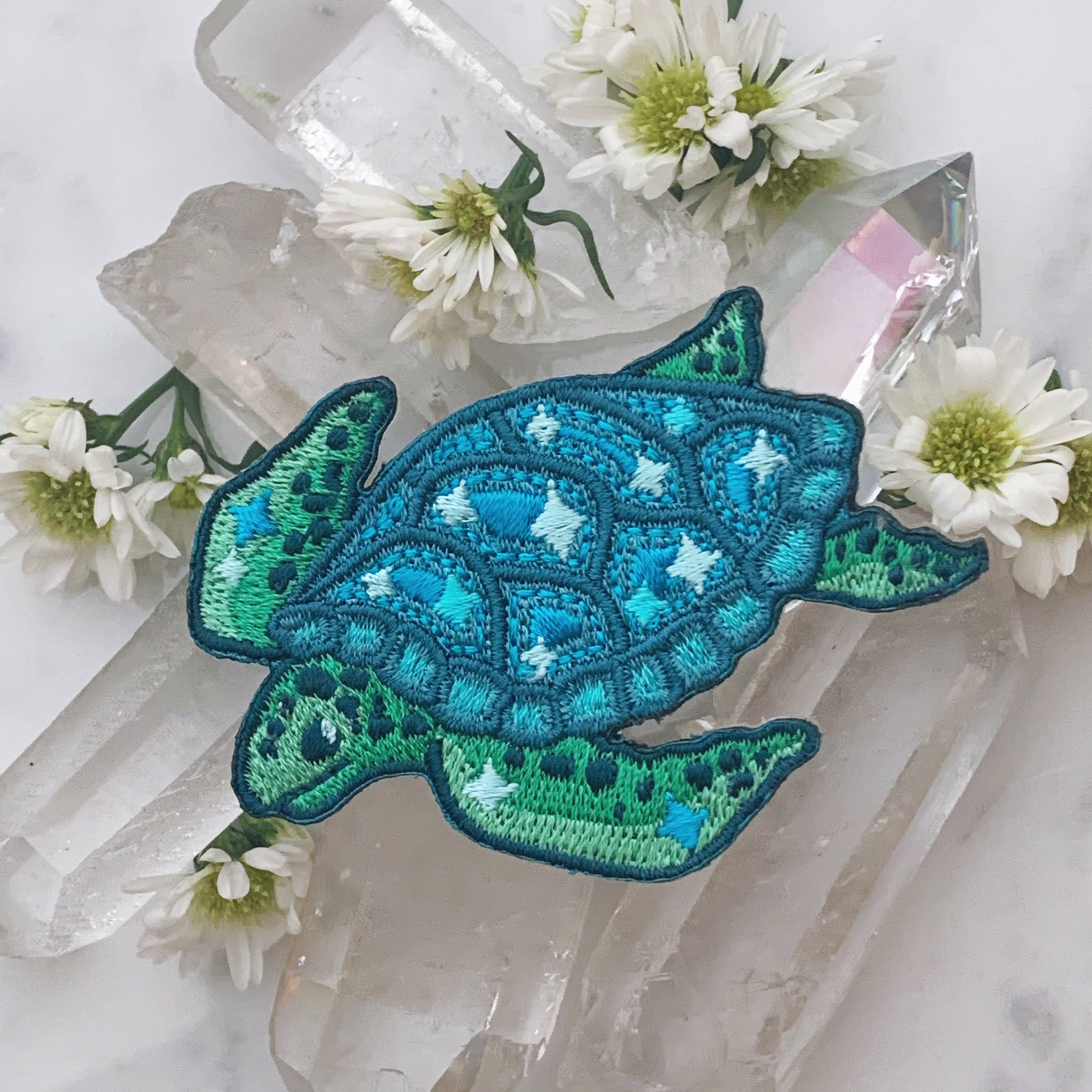 Wildflower + Co. Patch - Sea Turtle