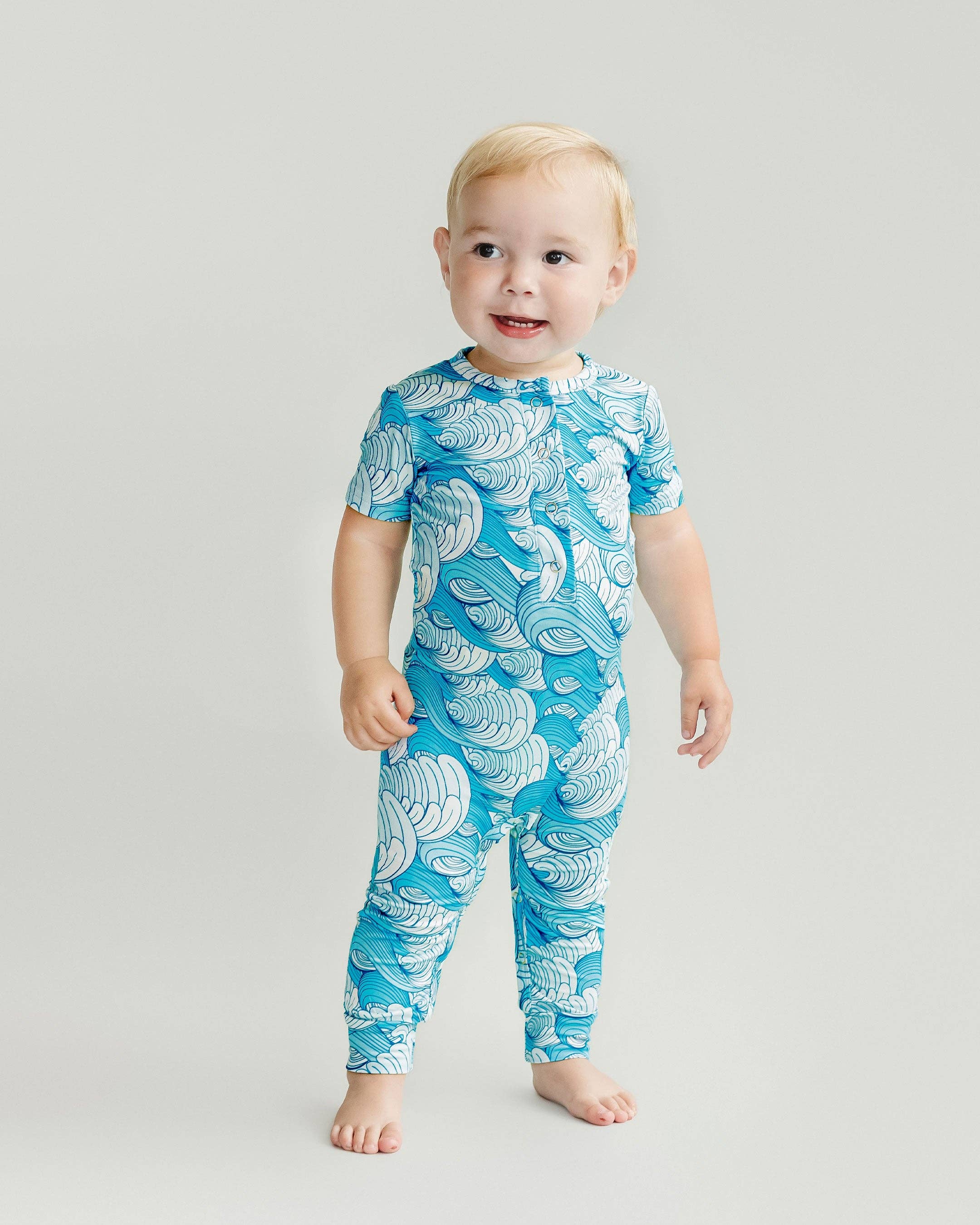 Lucky Panda Kids Bamboo Jumpsuit - Delmar