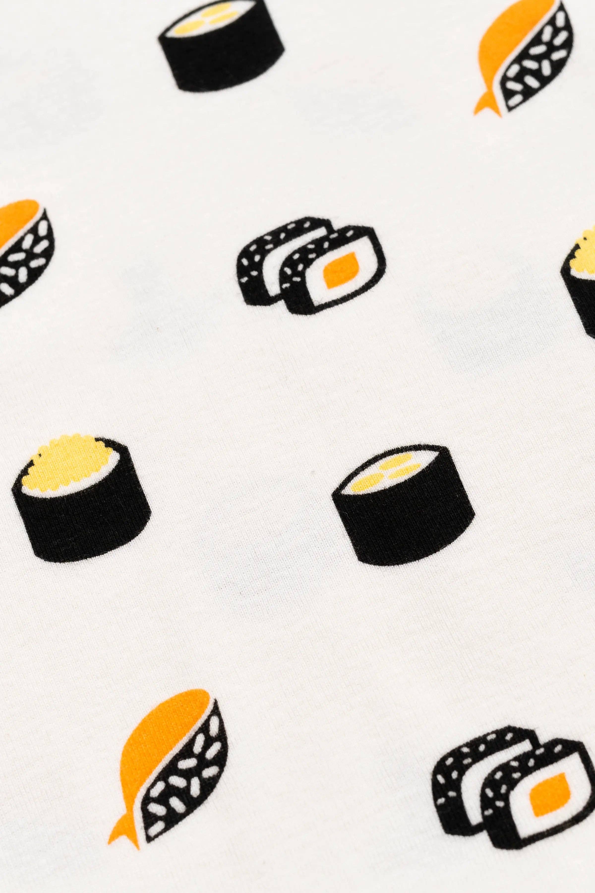 Monica + Andy Zip Romper - Sushi Rolls