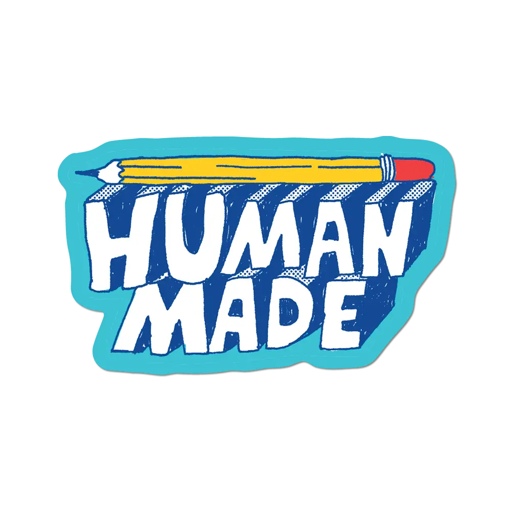 Die-Cut Vinyl Sticker - Human Made