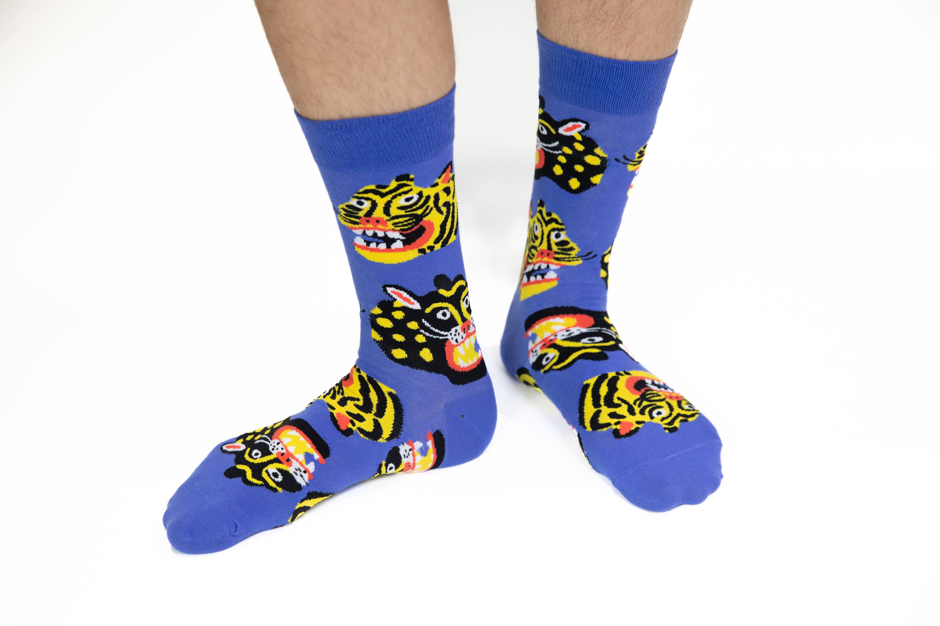 Yellow Owl Workshop Crew Socks - Kristina Micotti Wild Cats